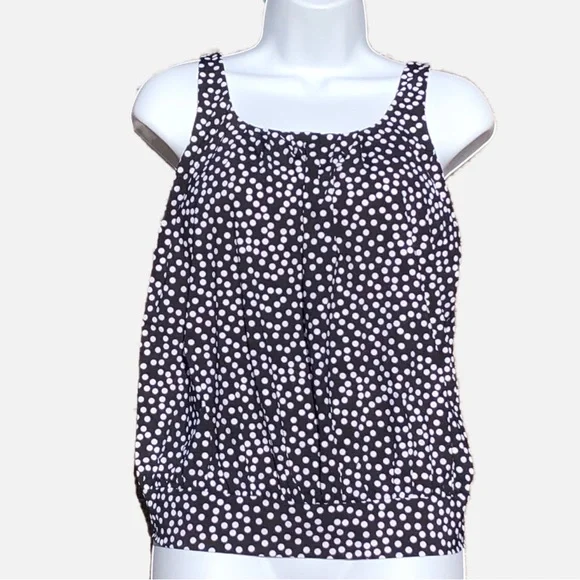 Lands End Women’s Tankini Bathing Suit Swimsuit Size Petite Medium (8P) - Picture 6 of 11